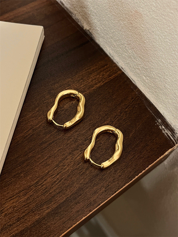 Wholesale Irregular Geometric Fashionable Personalized  Simple ins Style Earrings